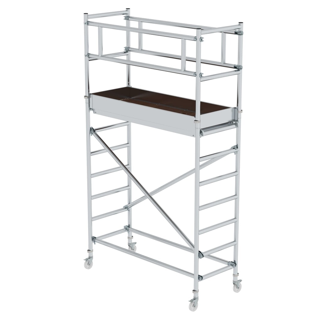 Illustration du produit: Munk Échafaudage roulant ML standard 0,75 x 1,80 m Hauteur de plate-forme 2,20 m