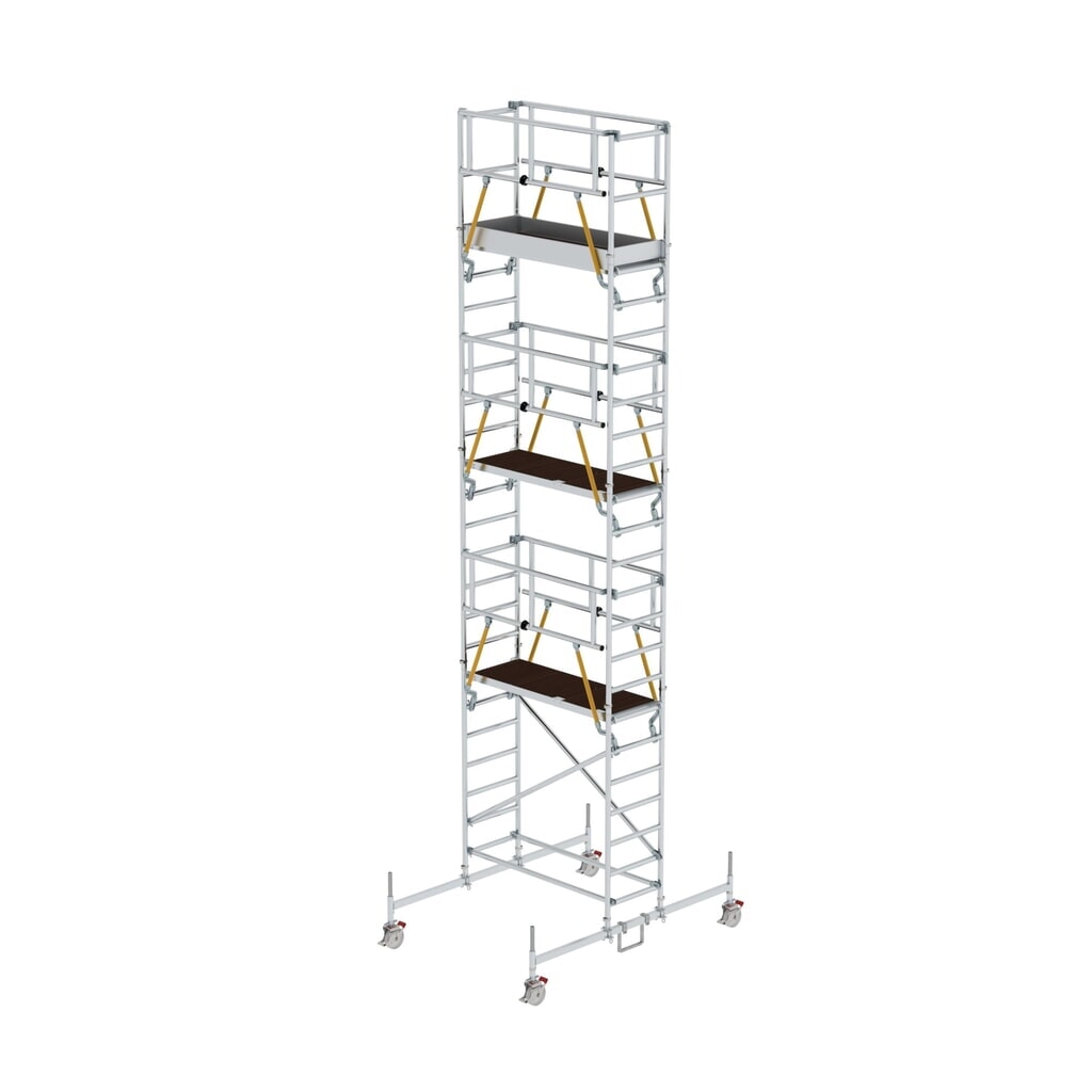 Munk Échafaudage roulant SG 0,75 x 1,80 m avec traverse mobile Hauteur de plate-forme 6,62 m Illustration du produit: Munk Échafaudage roulant SG 0,75 x 1,80 m avec traverse mobile Hauteur de plate-forme 6,62 m