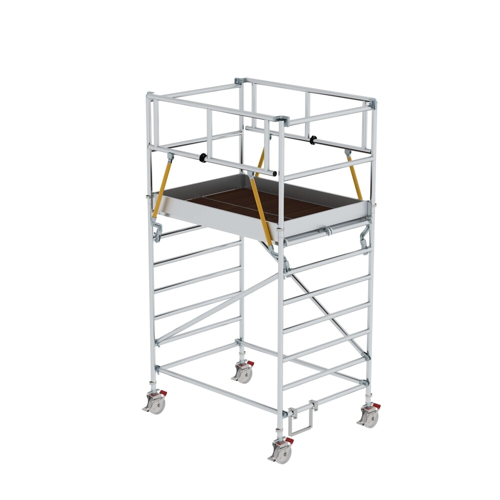 Illustration du produit: Munk Échafaudage roulant SG 1,35 x 1,80 m avec double plate-forme Hauteur de plate-forme 2,51 m