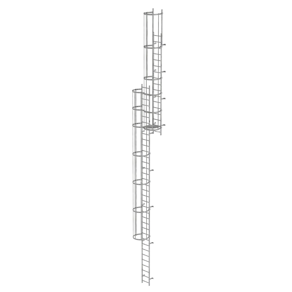 Illustration du produit: Munk Échelle à crinoline à plusieurs sections (construction), acier galvanisé 13,80 m