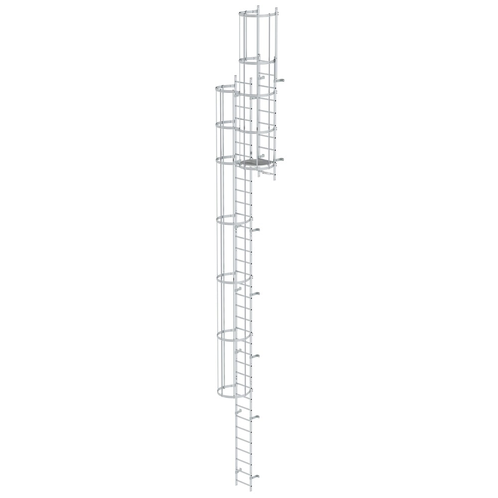 Illustration du produit: Munk Échelle à crinoline à plusieurs sections (construction), aluminium brut 11,84 m
