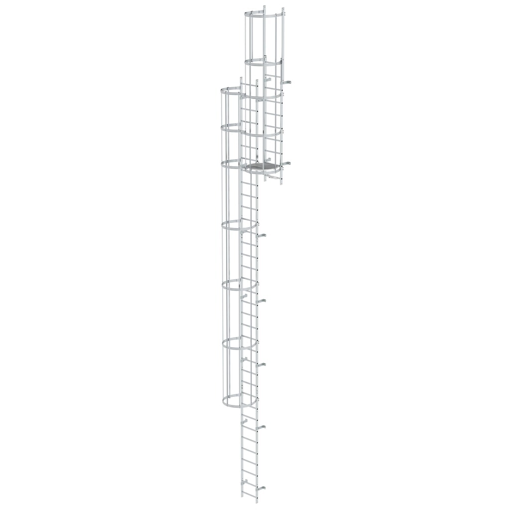 Illustration du produit: Munk Échelle à crinoline à plusieurs sections (construction), aluminium brut 11,84 m