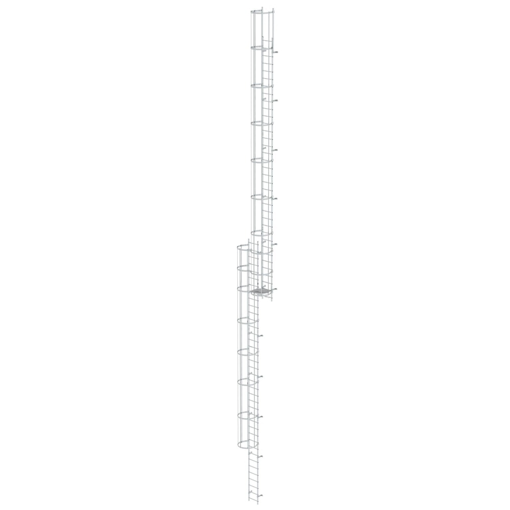 Illustration du produit: Munk Échelle à crinoline à plusieurs sections (construction), aluminium brut 19,96 m
