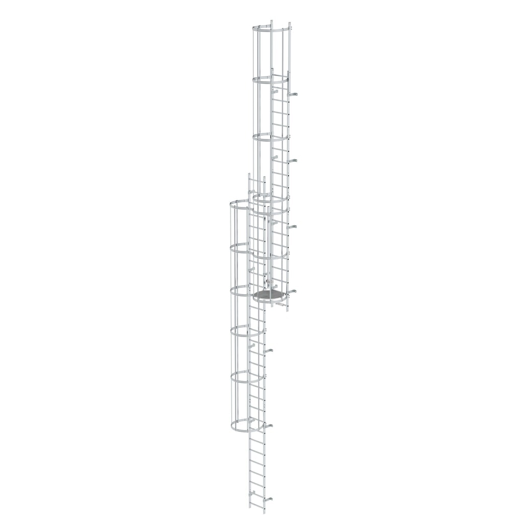 Illustration du produit: Munk Échelle à crinoline à plusieurs sections (machines), aluminium nu 12,12 m