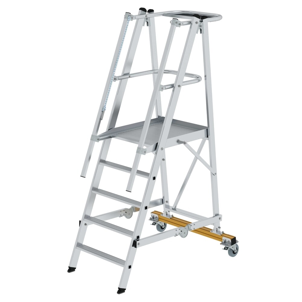 Illustration du produit: Munk Échelle à plate-forme pliable et mobile, 5 niveaux