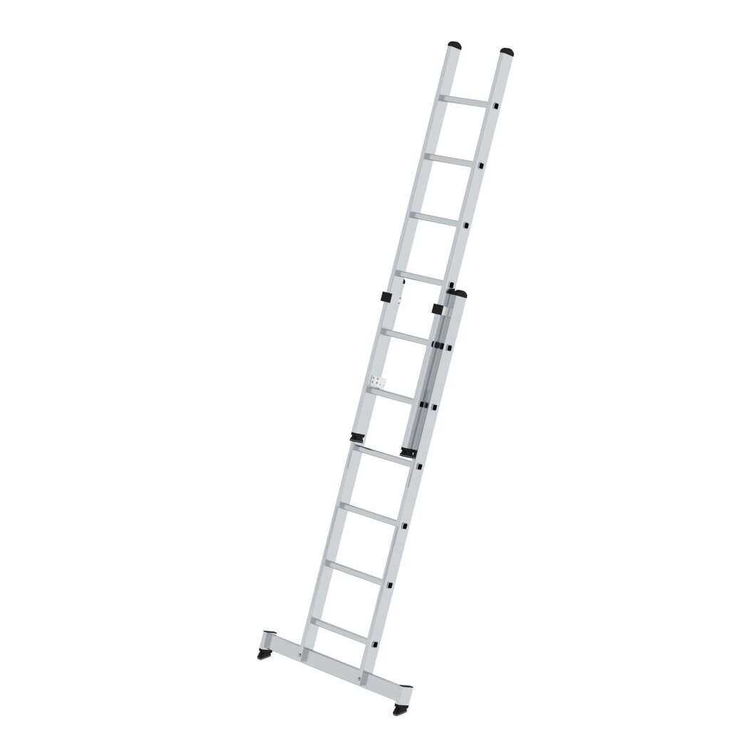 Munk Échelle coulissante à barreaux 2 parties avec traverse nivello®, 2x6 barreaux Illustration du produit: Munk Échelle coulissante à barreaux 2 parties avec traverse nivello®, 2x6 barreaux