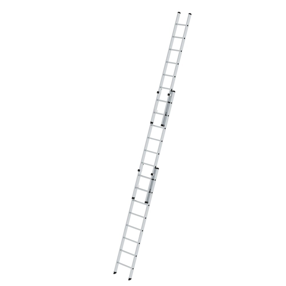 Illustration du produit: Munk Échelle coulissante à barreaux 3 parties sans traverse, 3x8 barreaux
