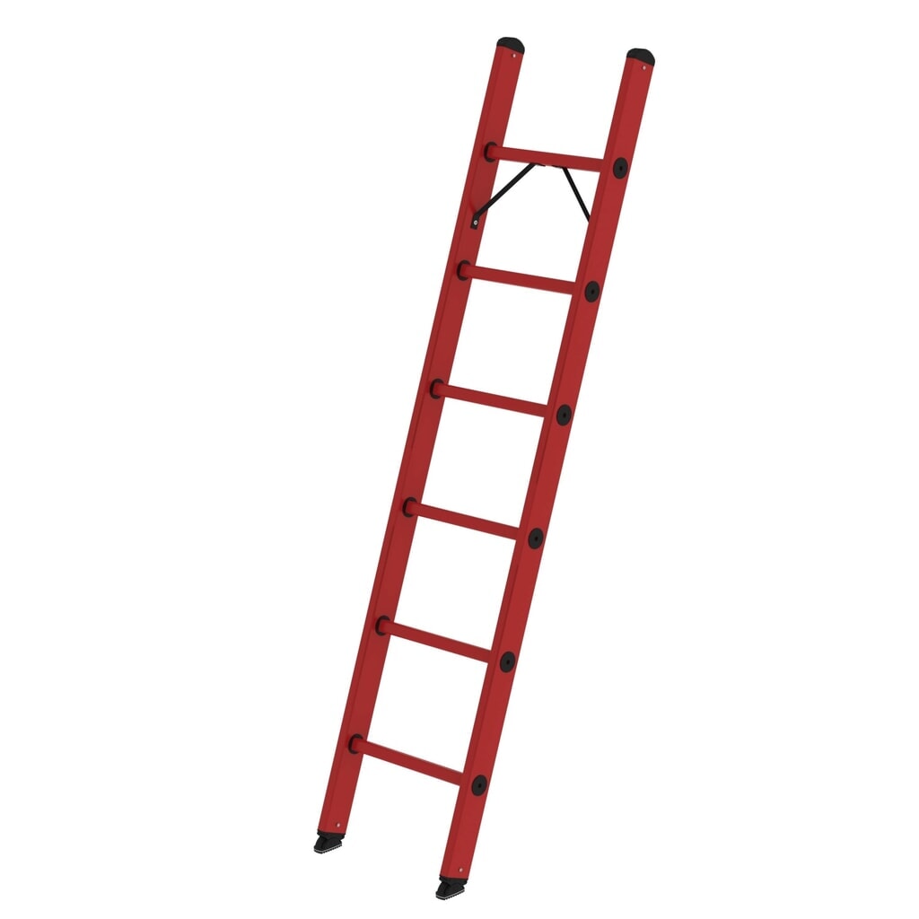 Illustration du produit: Munk Échelle d'appui à barreaux en PRV sans traverse, 6 barreaux