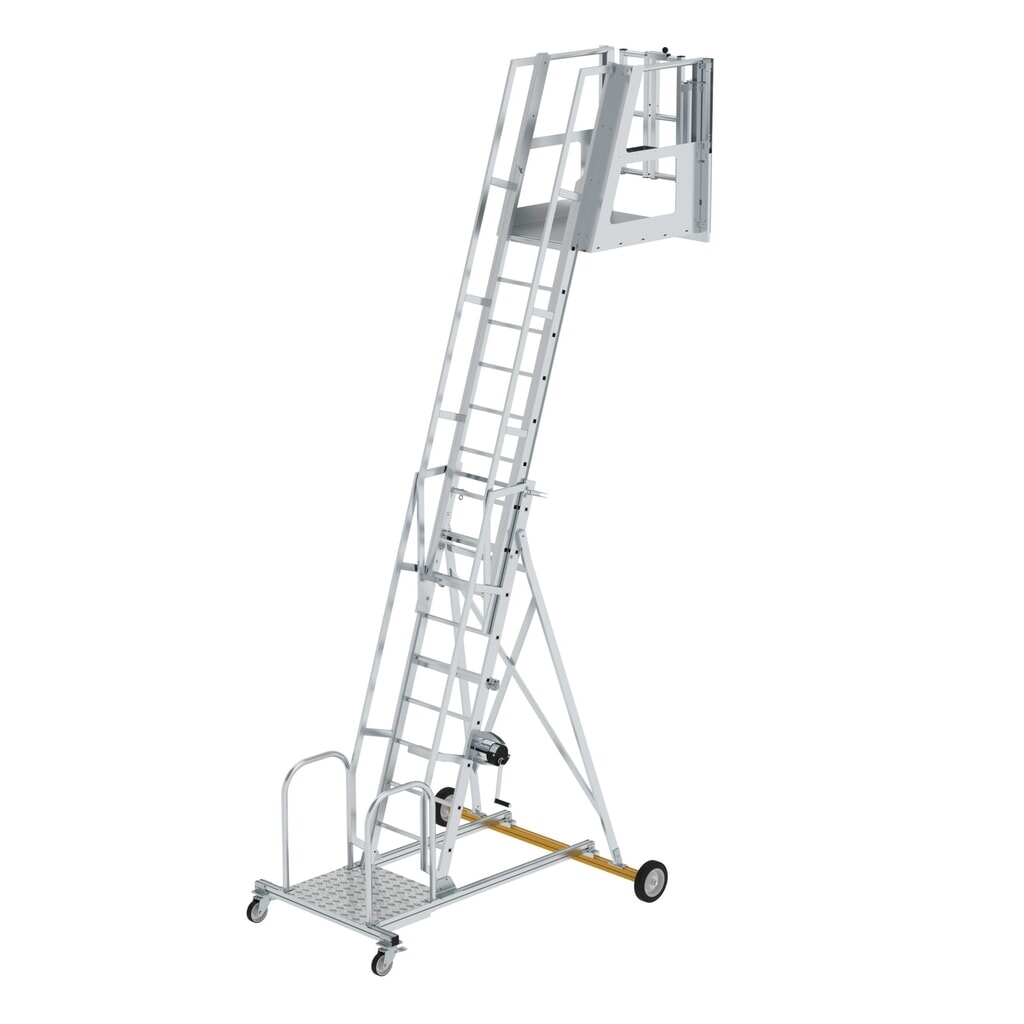 Munk Échelle pour camion-citerne type 2 avec 2 roues directrices et 2 rouleaux Illustration du produit: Munk Échelle pour camion-citerne type 2 avec 2 roues directrices et 2 rouleaux