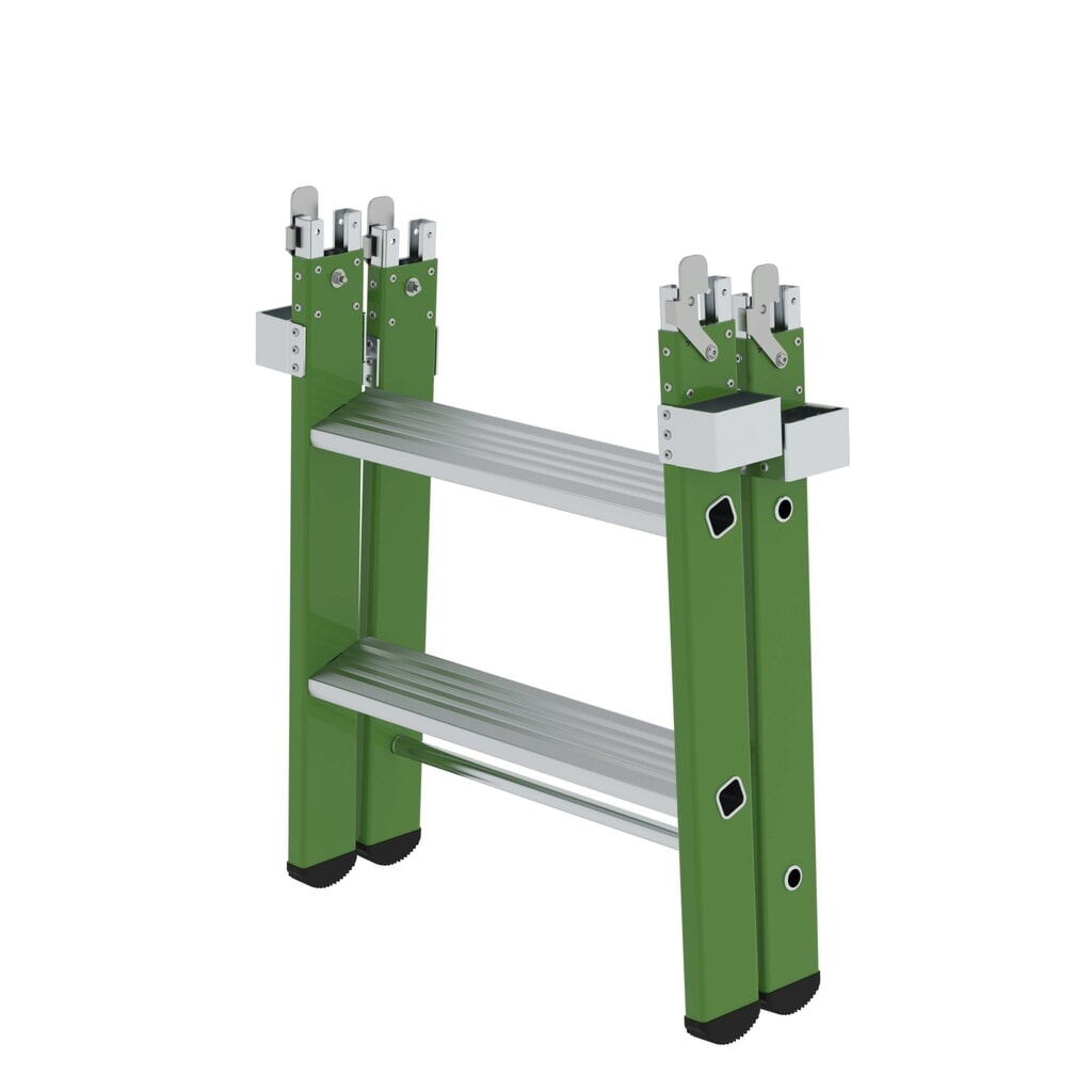 Illustration du produit: Munk Élément enfichable pour échelle à plate-forme emboîtable plus 2 marches