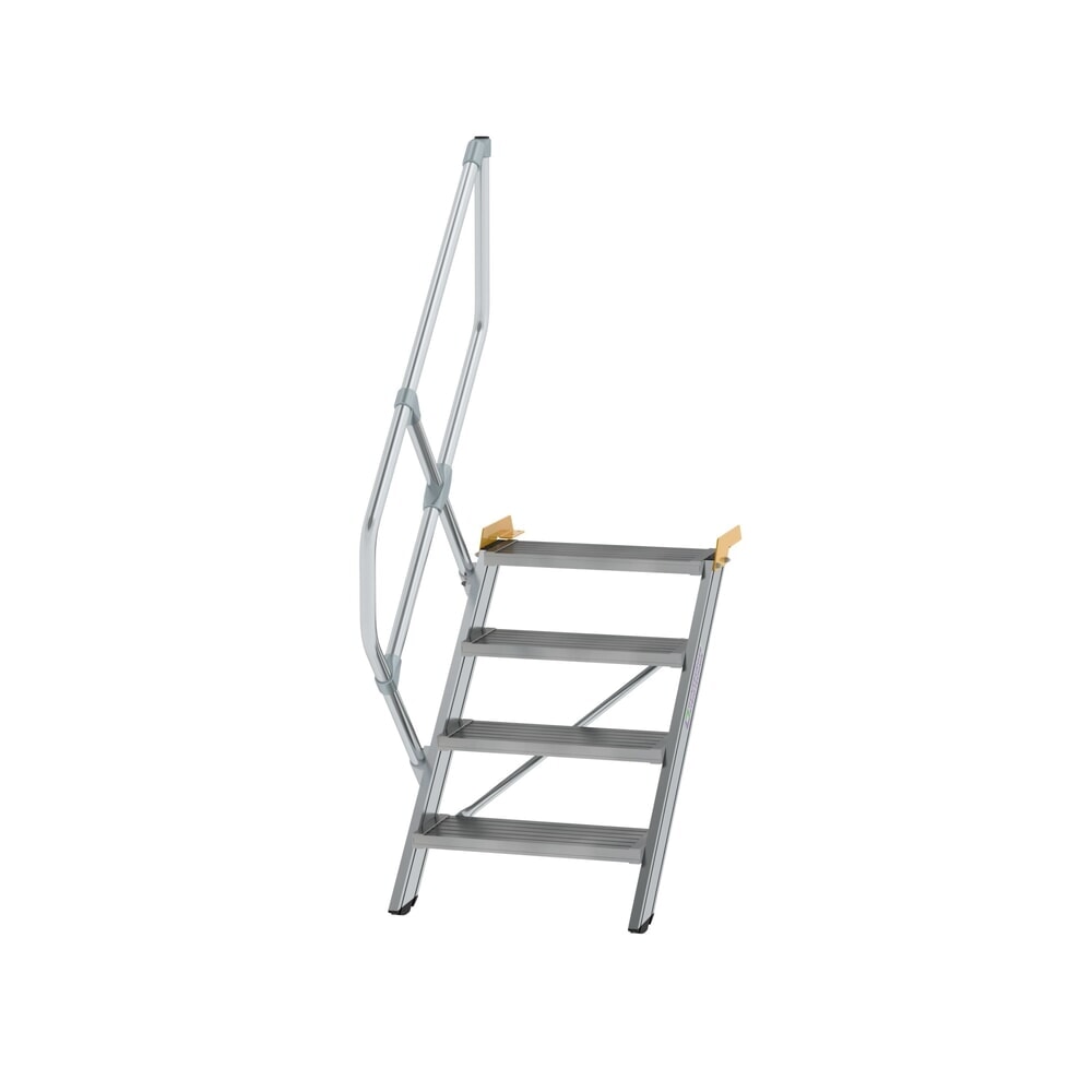 Illustration du produit: Munk Escalier 45°, largeur de marche 600 mm, 4 marches, aluminium strié
