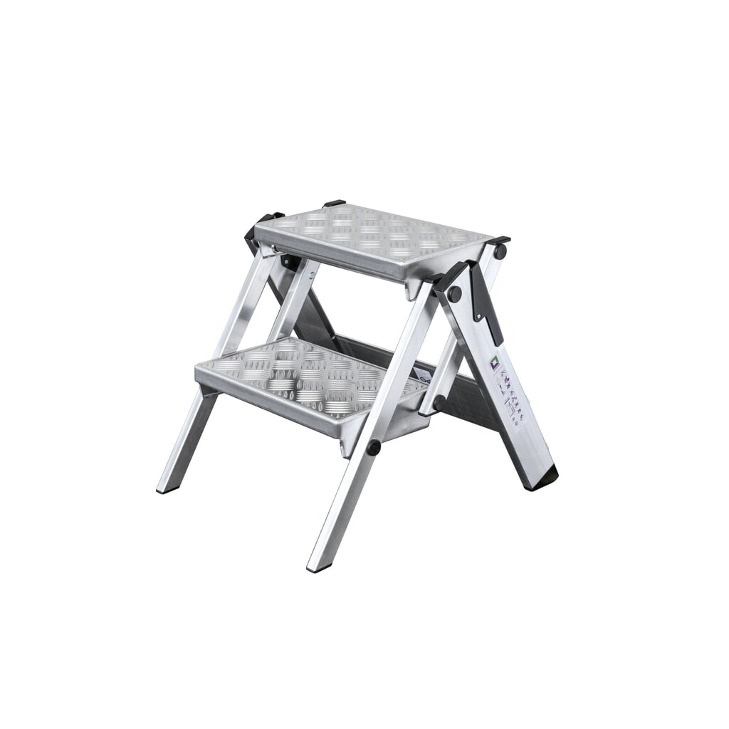 Illustration du produit: Munk Marchepied compact ML 2 marches, design quintette en aluminium