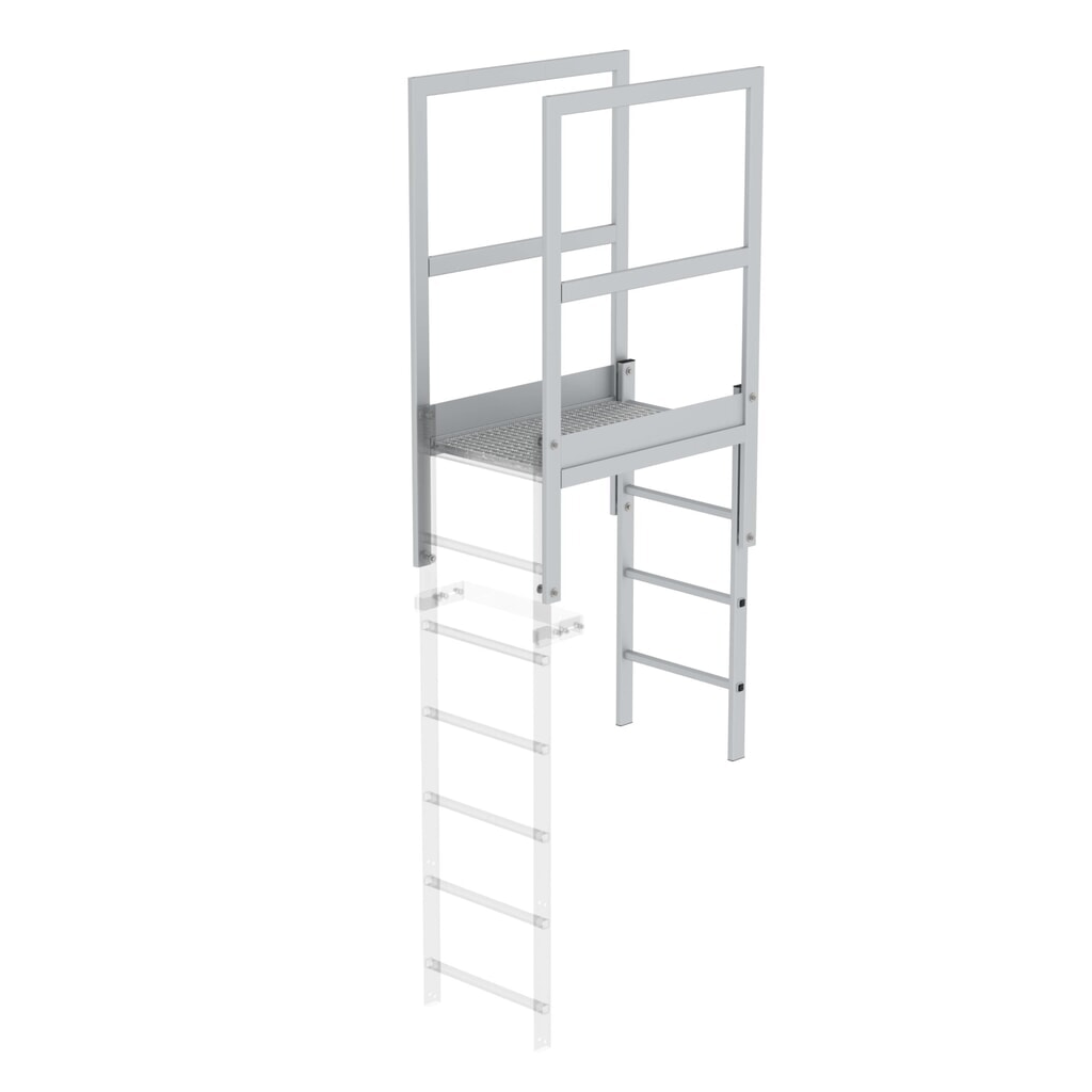 Munk Passage d’acrotère Attika aluminium anodisé Illustration du produit: Munk Passage d’acrotère Attika aluminium anodisé