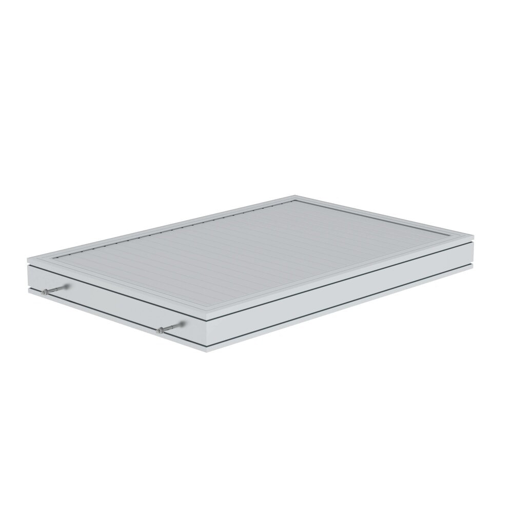 Illustration du produit: Munk Plate-forme aluminium strié, longueur de plate-forme 1260 mm
