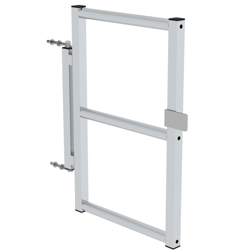 Munk Porte de sécurité pour largeur de plate-forme 650 mm Illustration du produit: Munk Porte de sécurité pour largeur de plate-forme 650 mm