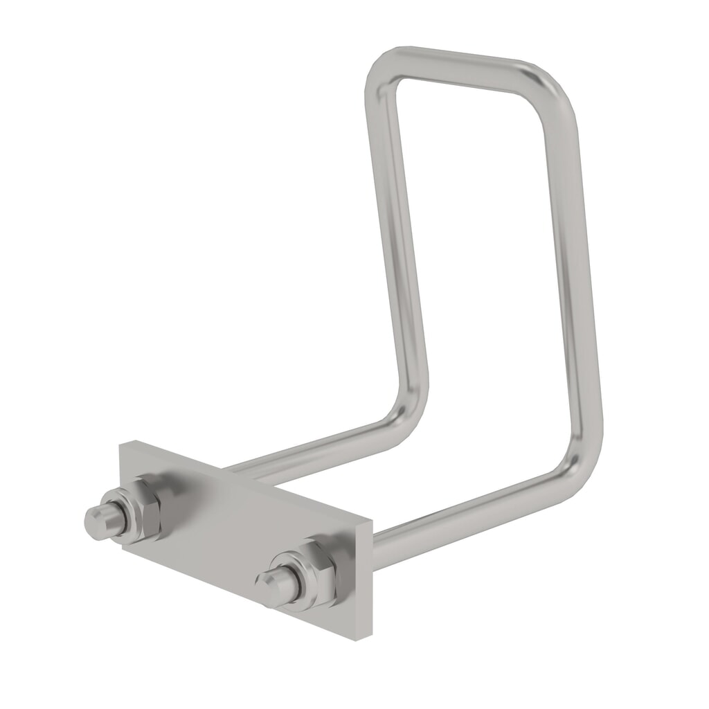 Munk Support de serrage en acier inoxydable V4A (1.4571) Illustration du produit: Munk Support de serrage en acier inoxydable V4A (1.4571)