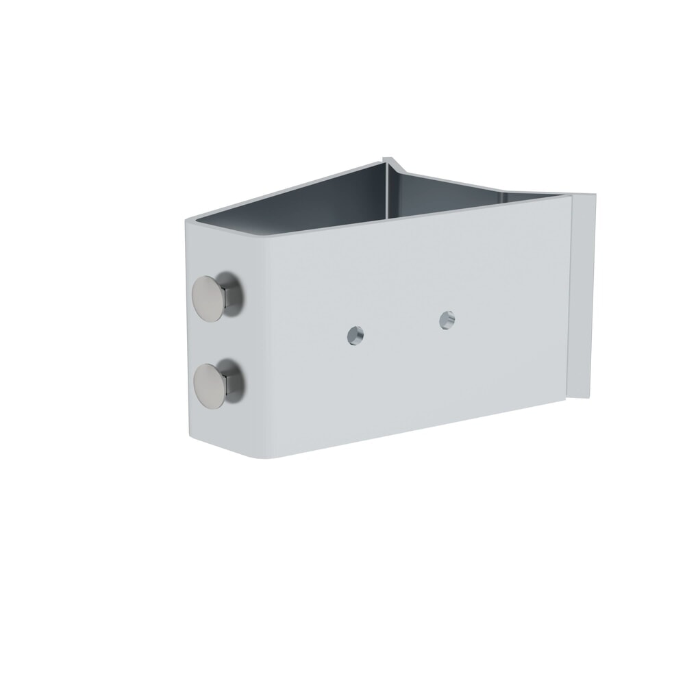 Illustration du produit: Munk Support mural en aluminium pour mâts ronds