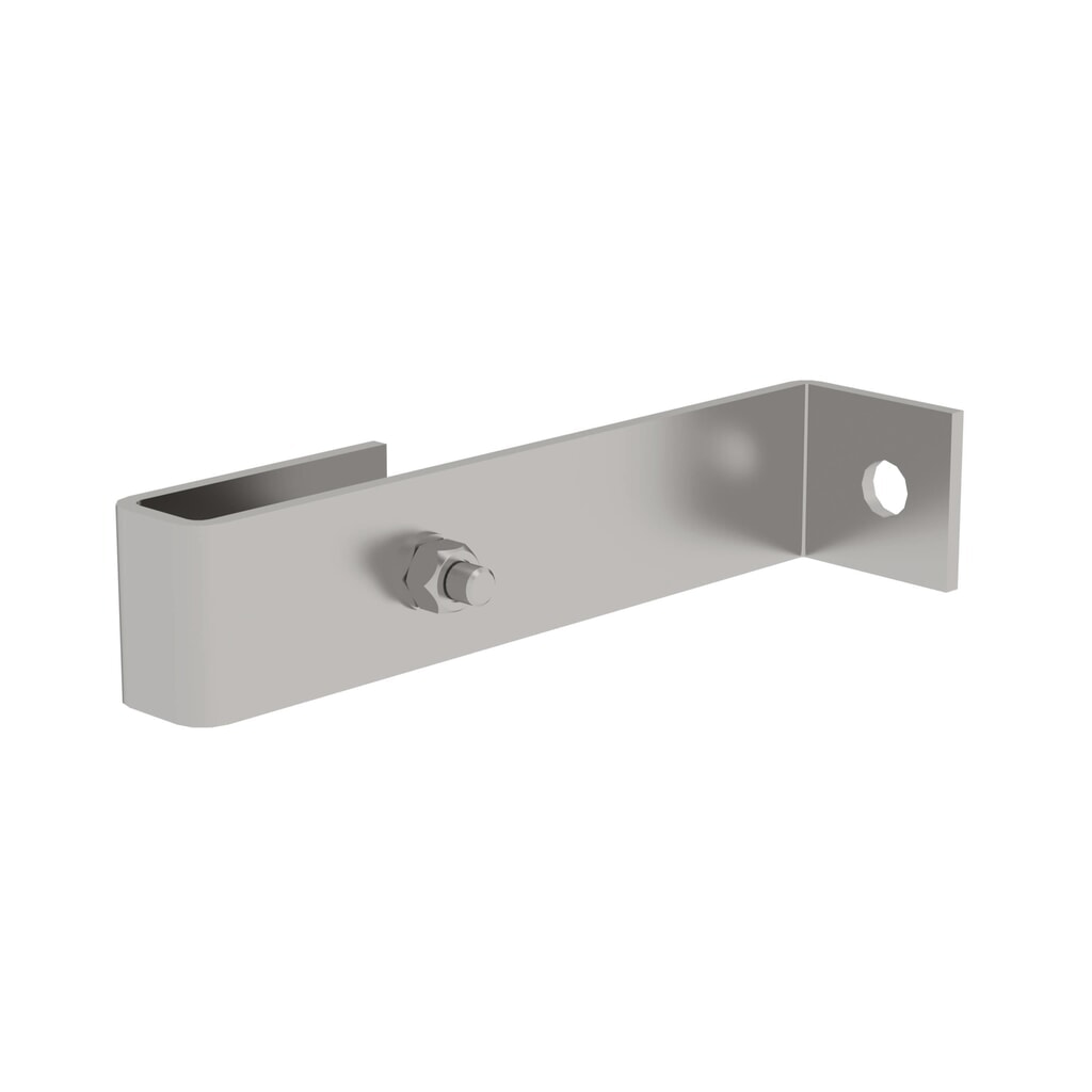 Munk Support mural, fixe, acier inoxydable Illustration du produit: Munk Support mural, fixe, acier inoxydable