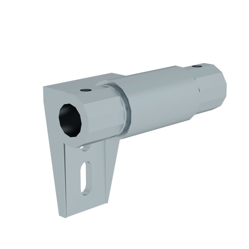 Munk Support intermédiaires pour système de rail d'échelle pour rayonnages, avec alésages Illustration du produit: Munk Support intermédiaires pour système de rail d'échelle pour rayonnages, avec alésages