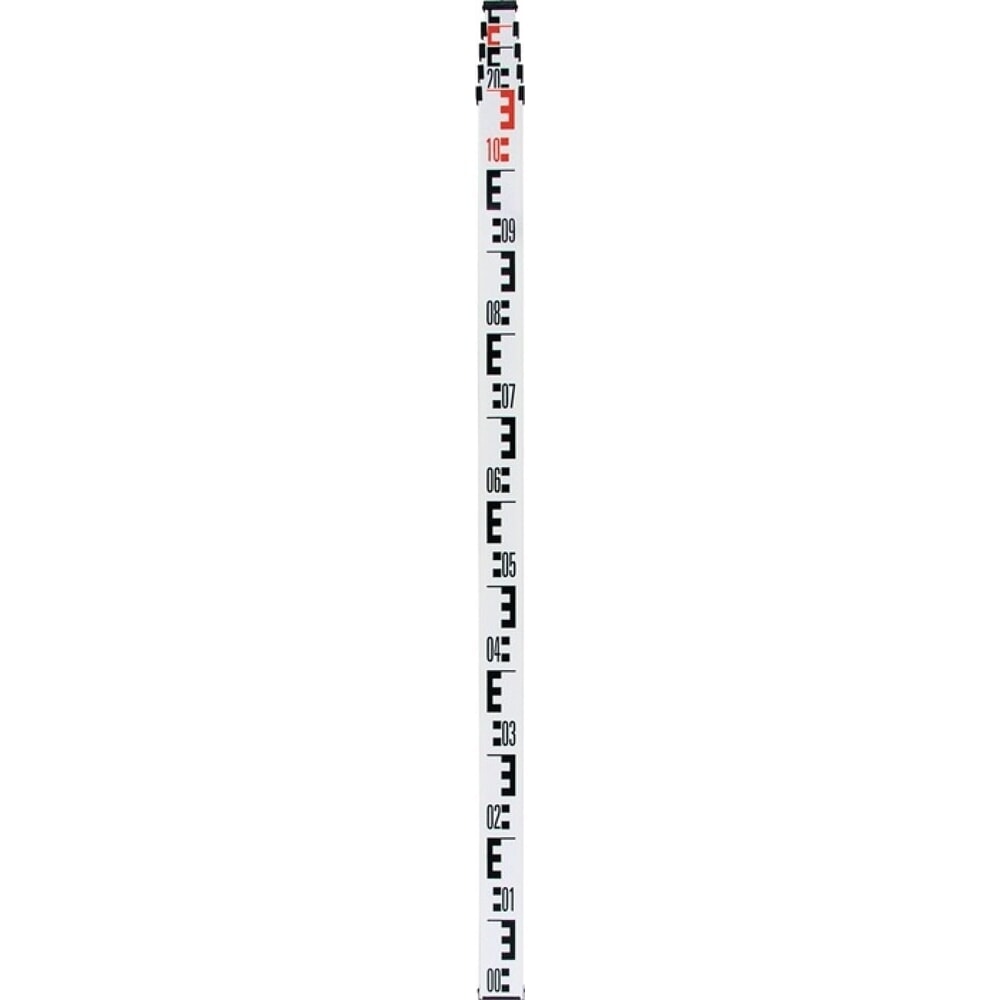 Illustration du produit: NEDO Teleskopnivellierlatte, Teilung Rückseite 1, Länge 1,22-5 m, mit Libelle