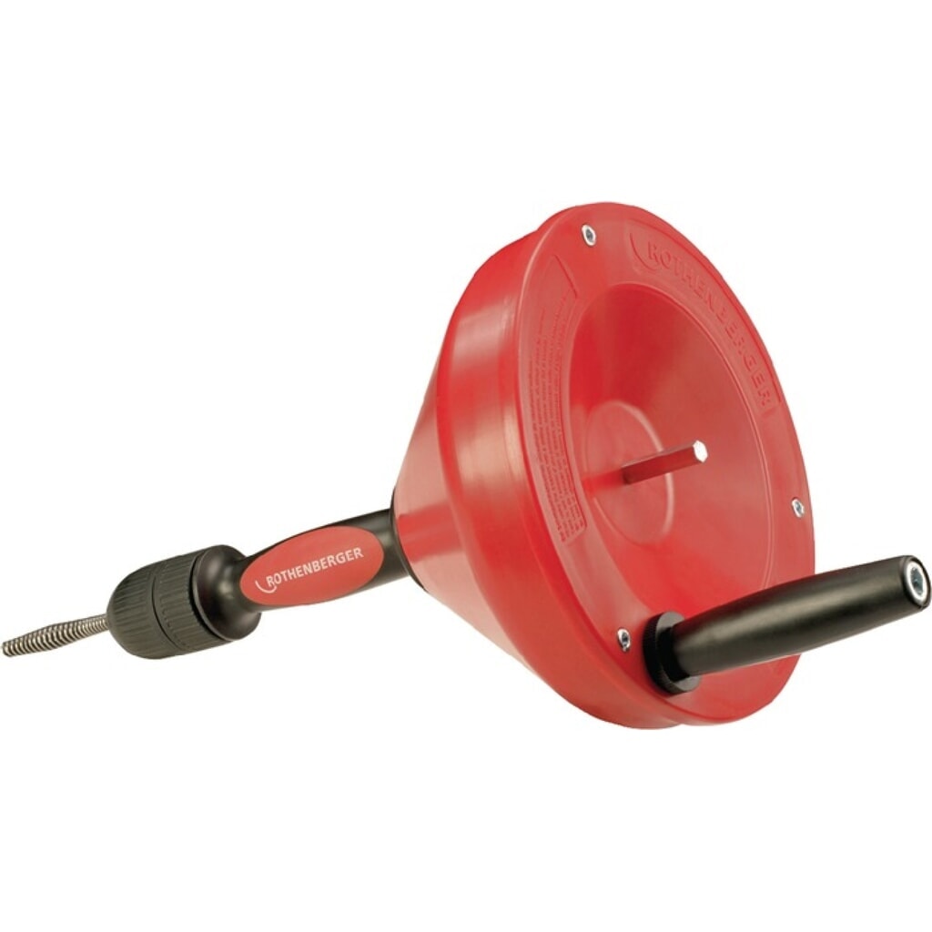 Illustration du produit: Appareil nettoyage tuyaux manuel/électr. Rospi 8 H+E Plus longueur de la spirale