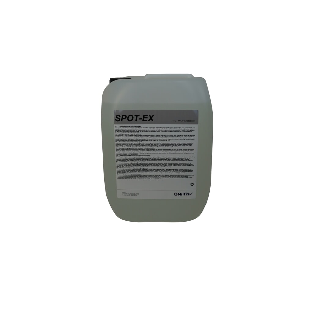 Nilfisk® Agent de nettoyage pour caoutchouc Spot-Ex SV1, 6x 1 litre Illustration du produit: Nilfisk® Agent de nettoyage pour caoutchouc Spot-Ex SV1, 6x 1 litre