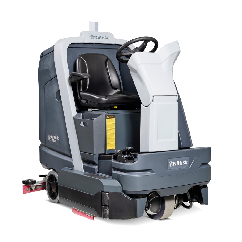 N° de l'image du produit 4 : Autolaveuse autoportée SC6000 860D Nilfisk®, largeur de travail 863 mm