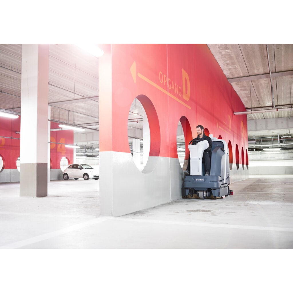 N° de l'image du produit 4 : Autolaveuse autoportée SC6000 910C Nilfisk®, largeur de travail 914 mm