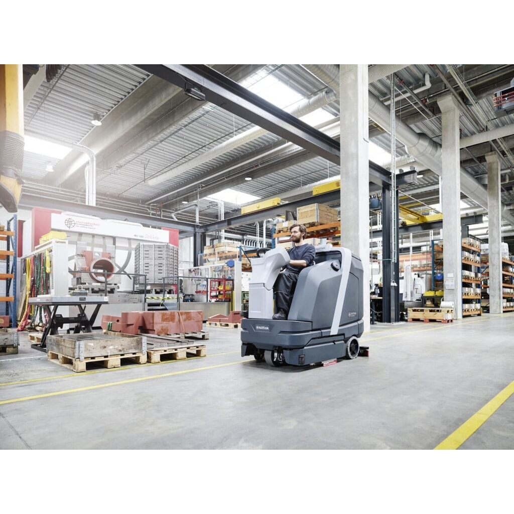 N° de l'image du produit 7 : Autolaveuse autoportée SC6000 860D Nilfisk®, largeur de travail 863 mm