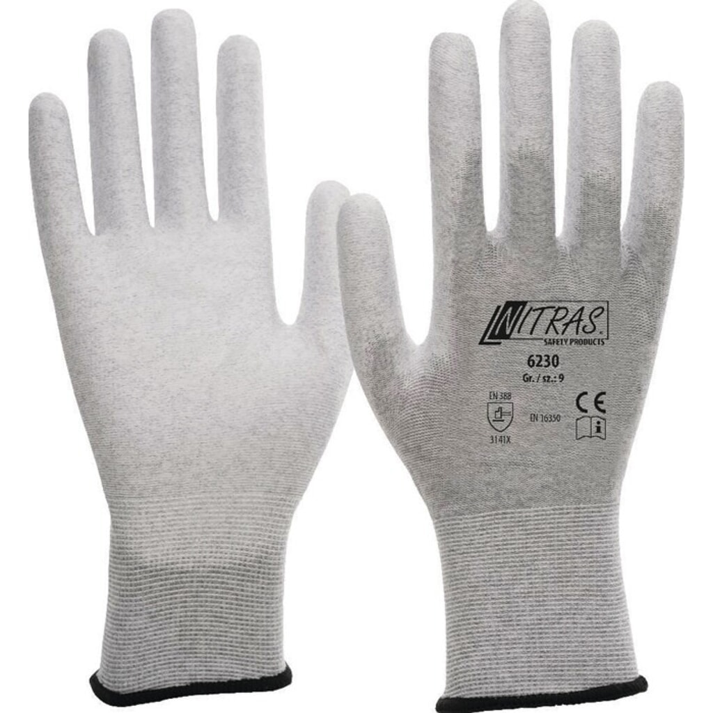 NITRAS Handschuhe EN420 EN388 EN1149-3 EN16350 Illustration du produit: NITRAS Handschuhe EN420 EN388 EN1149-3 EN16350