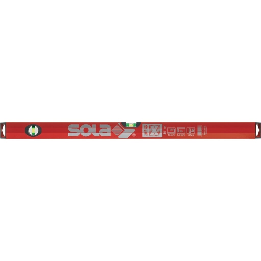 Niveau L.40cm BIGxfiole/effet de loupe SOLA profilé d aluminium Illustration du produit: Niveau L.40cm BIGxfiole/effet de loupe SOLA profilé d aluminium