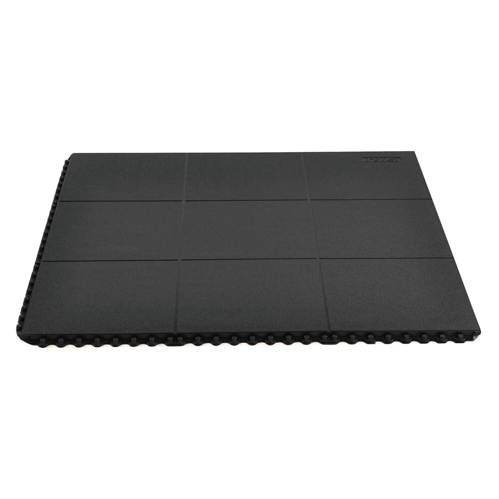 N° de l'image du produit 3 : Tapis anti-fatigue NoTrax Cushion Ease Solid™, l x L 910 x 910 mm, noir