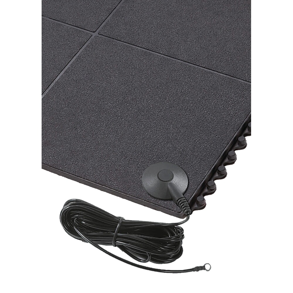 N° de l'image du produit 5 : Tapis anti-fatigue NoTrax Cushion Ease Solid™, l x L 910 x 910 mm, noir