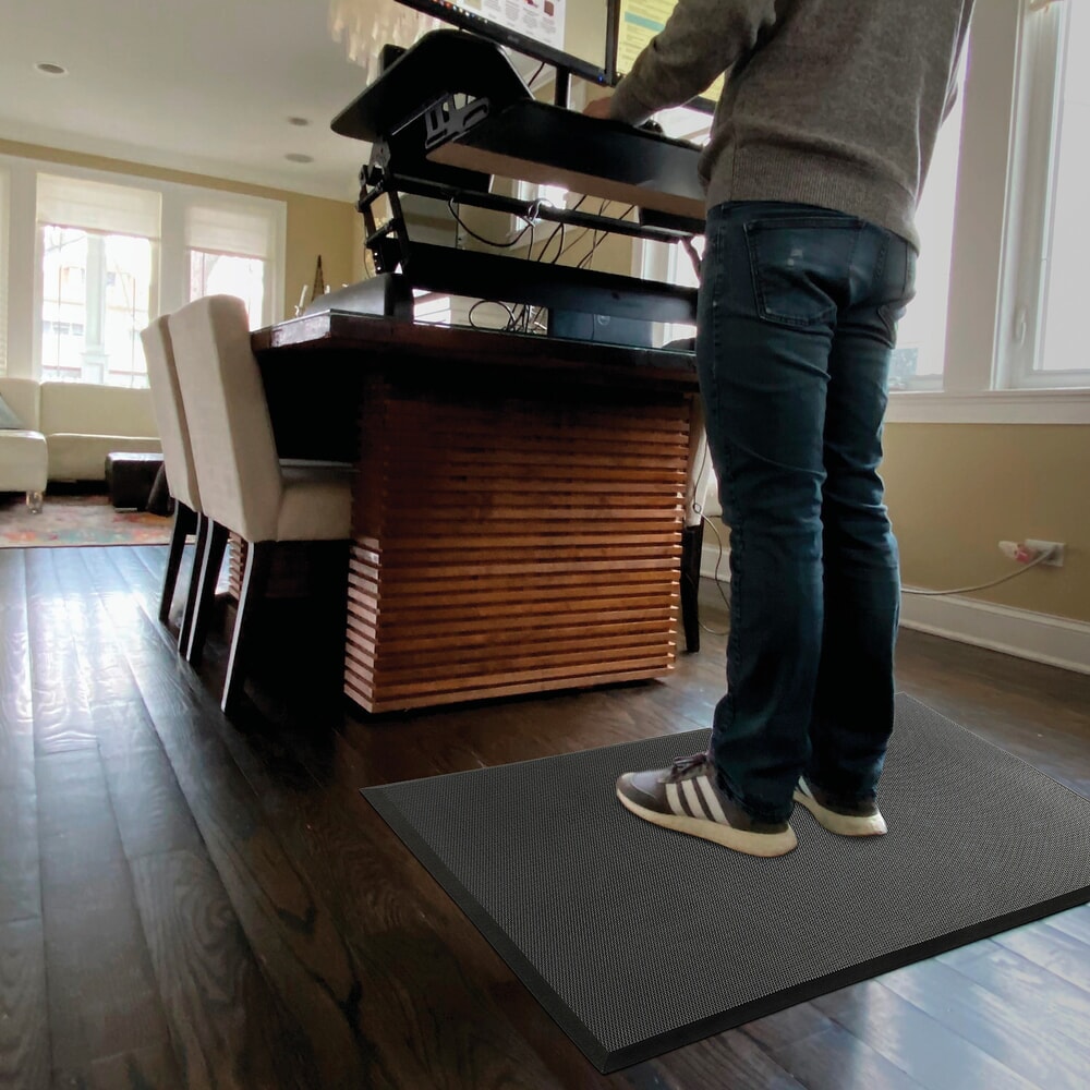 N° de l'image du produit 5 : Tapis anti-fatigue NoTrax Posture Mat Classic™, l × L 510 × 600 mm, noir