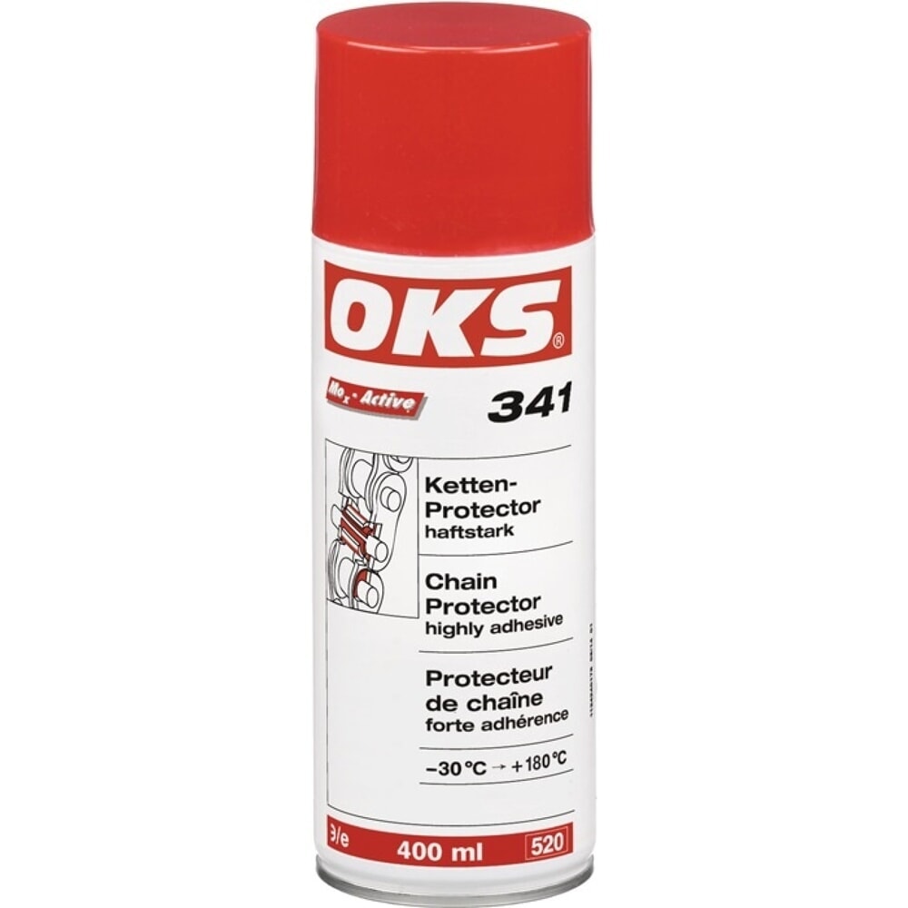 Illustration du produit: OKS Protecteur de chaîne OKS 341, verdâtre, 400 ml, bombe aérosol