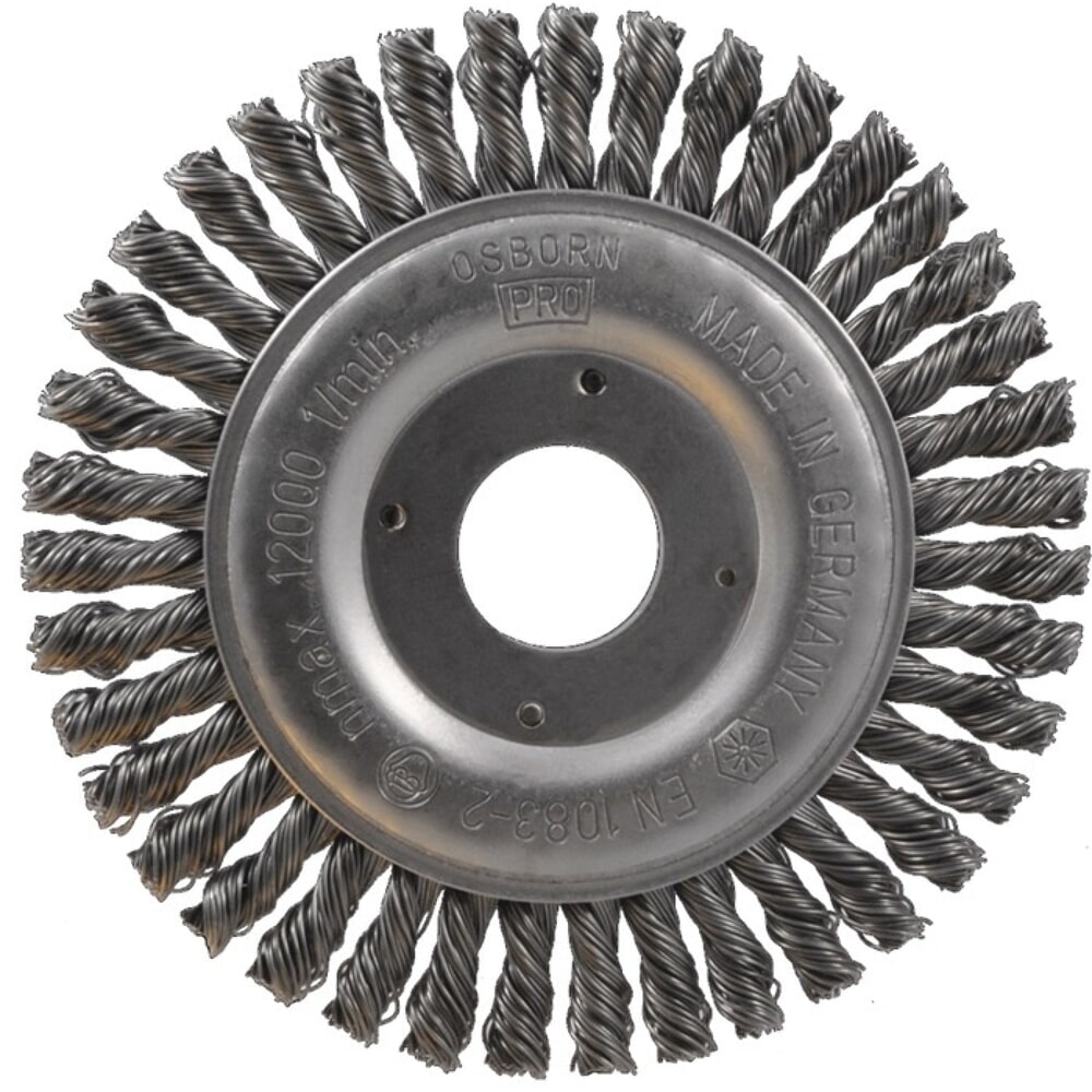 Illustration du produit: OSBORN Pipelinebürste, Stahl 6 mm, Ø 125 mm Drahtstärke 0,5 mm, 12500 min-¹