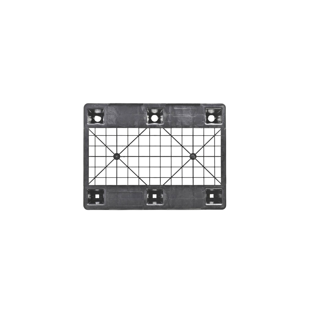 Palette en plastique, gris foncé, 800x600x143 mm N° de l'image du produit 3 : Palette en plastique, gris foncé, 800x600x143 mm