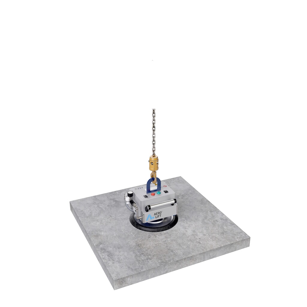 N° de l'image du produit 2 : Palonnier à ventouses AERO-LIFT® AERO-CUBE, avec 1 plaque-ventouse, capacité de charge 90 kg
