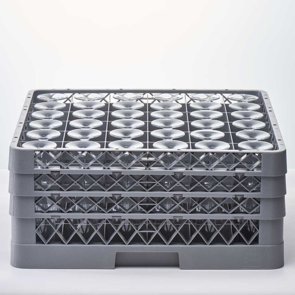 Panier de lavage Stalgast pour verres et tasses 36 compartiments 500 x 500 mm N° de l'image du produit 4 : Panier de lavage Stalgast pour verres et tasses 36 compartiments 500 x 500 mm