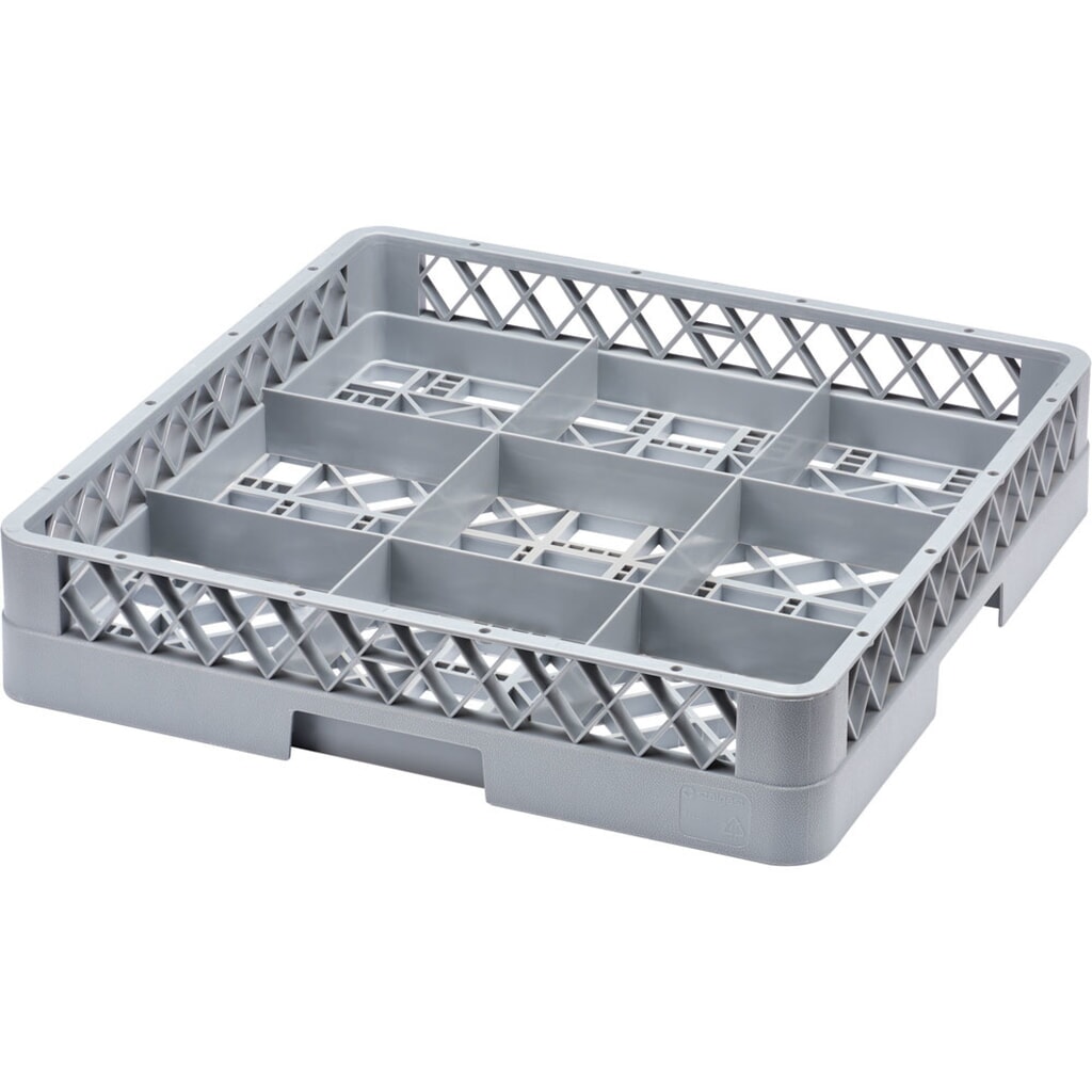 Illustration du produit: Panier de lavage Stalgast pour verres et tasses 9 compartiments 500 x 500 mm