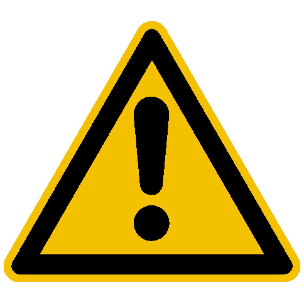 Illustration du produit: SafetyMarking® Panneau d’avertissement - « ! », longueur de côté 100 mm, film