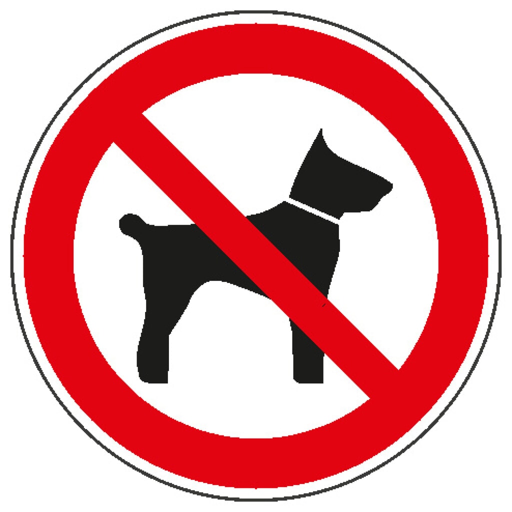 Illustration du produit: SafetyMarking® Interdit aux animaux, Ø 200 mm, film