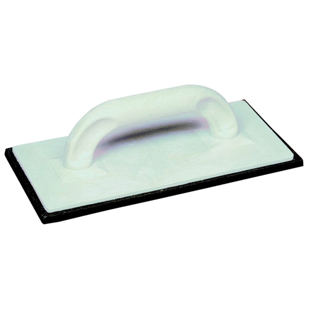 Illustration du produit: Platoir à lisser avec garniture caoutchouc alvéolaire plastique L240xl120xS10 mm