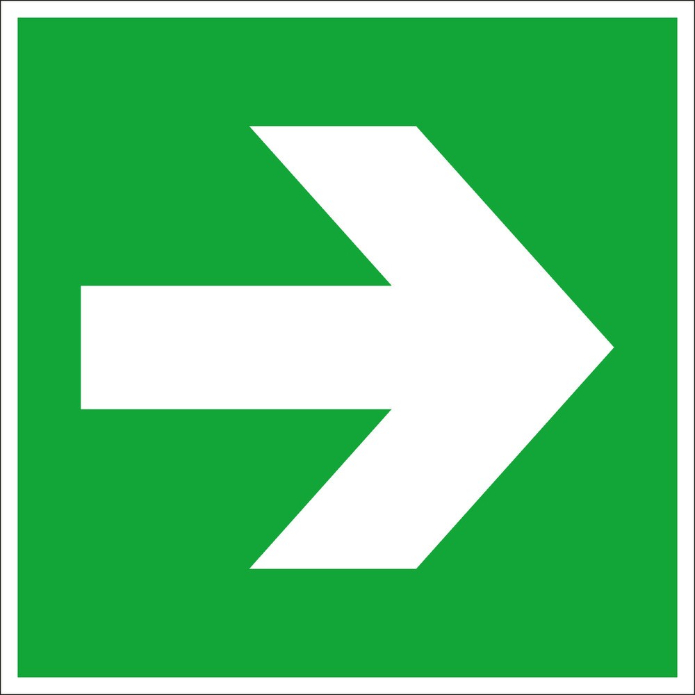 Illustration du produit: SafetyMarking® Flèche vers la gauche / vers la droite, Hxl 150 x 150 mm, film HI