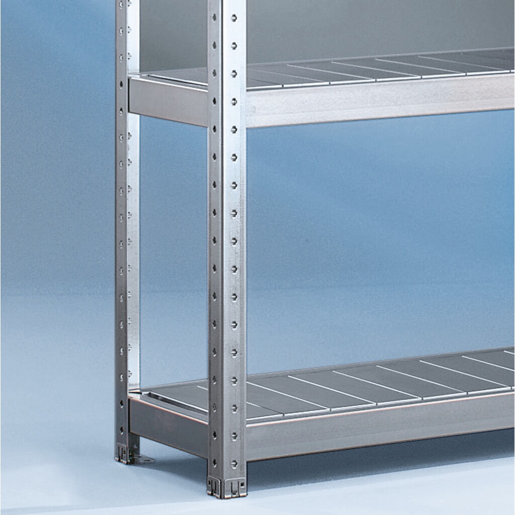 Illustration du produit: Panneau d'acier pour rayonnage grande portée META, avec panneaux d'acier, charge par tablette jusqu’à 500 kg, l x P 1 700 x 600 mm