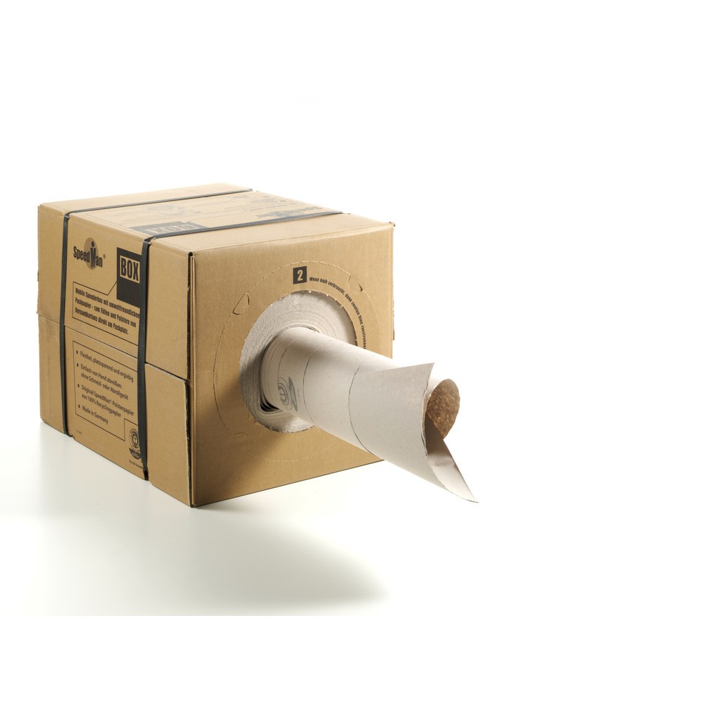 N° de l'image du produit 1 : Papier de calage SpeedMan Box®, HxlxP 297 x 297 x 400 mm, longueur du rouleau 450 m, env. 70 g/m