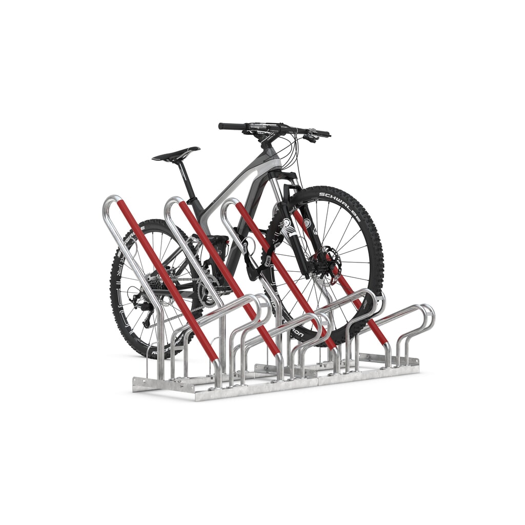 N° de l'image du produit 9 : wsm® Parc à vélo, stationnement d’1 côté, 2 emplacements, écart entre les roues 350 mm