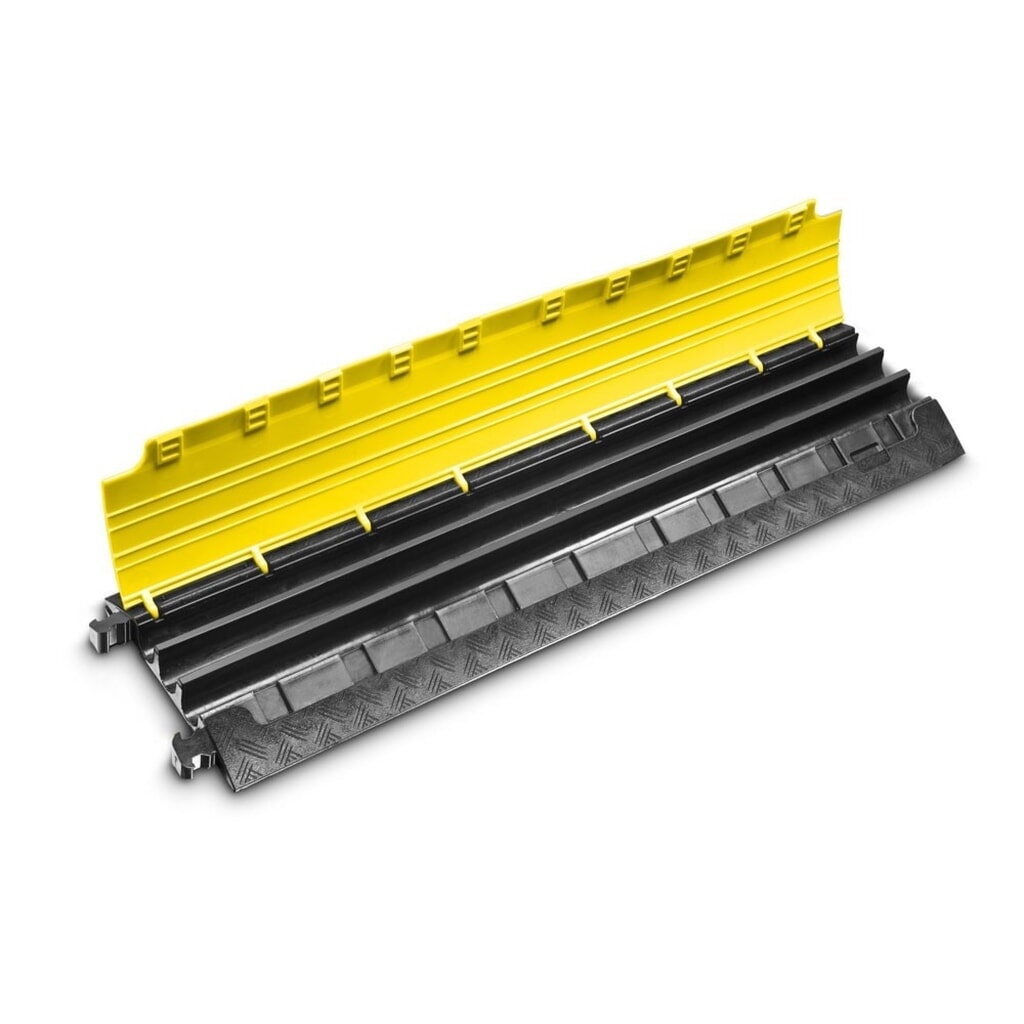 Passage de câbles Defender® MINI by Adam Hall, 3 canaux, noir/jaune N° de l'image du produit 4 : Passage de câbles Defender® MINI by Adam Hall, 3 canaux, noir/jaune
