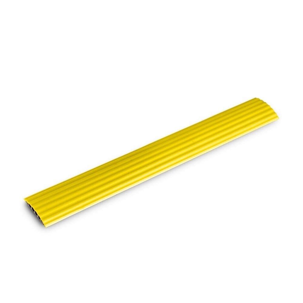 N° de l'image du produit 1 : Passage de câbles Defender® OFFICE by Adam Hall, 4 canaux, jaune