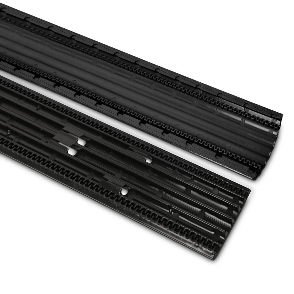 N° de l'image du produit 5 : Passage de câbles Defender® OFFICE by Adam Hall, 4 canaux, noir